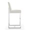 Manhattan Comfort Element 29" Faux Leather Bar Stool in Pearl White and Polished Chrome BS010-PW - alternate 5